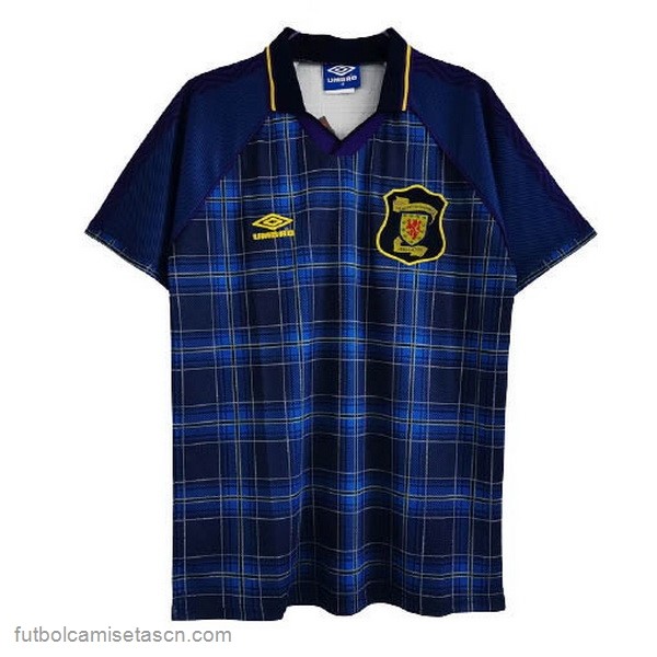 Tailandia Camiseta Escocia 1ª Retro 1994 1996 Azul